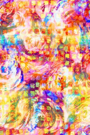 花卉组合印花华亿平台图片