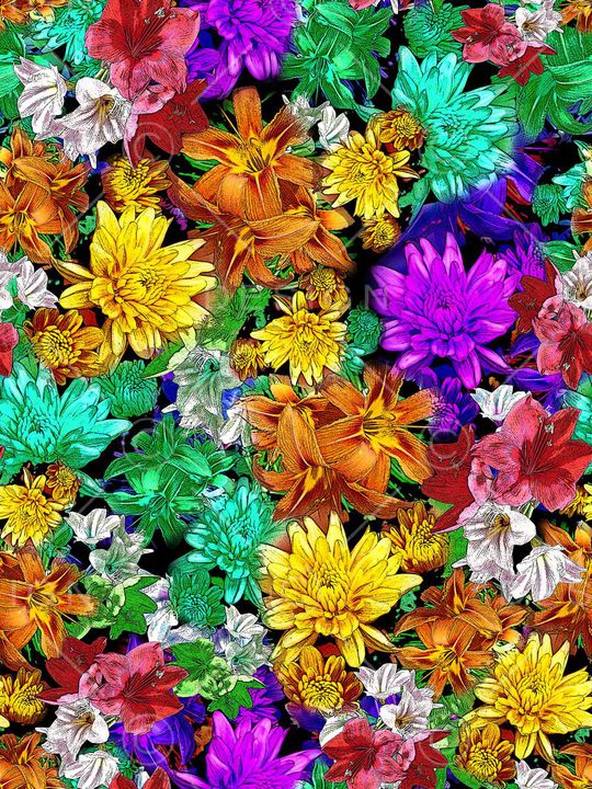 手绘印花华亿平台图片