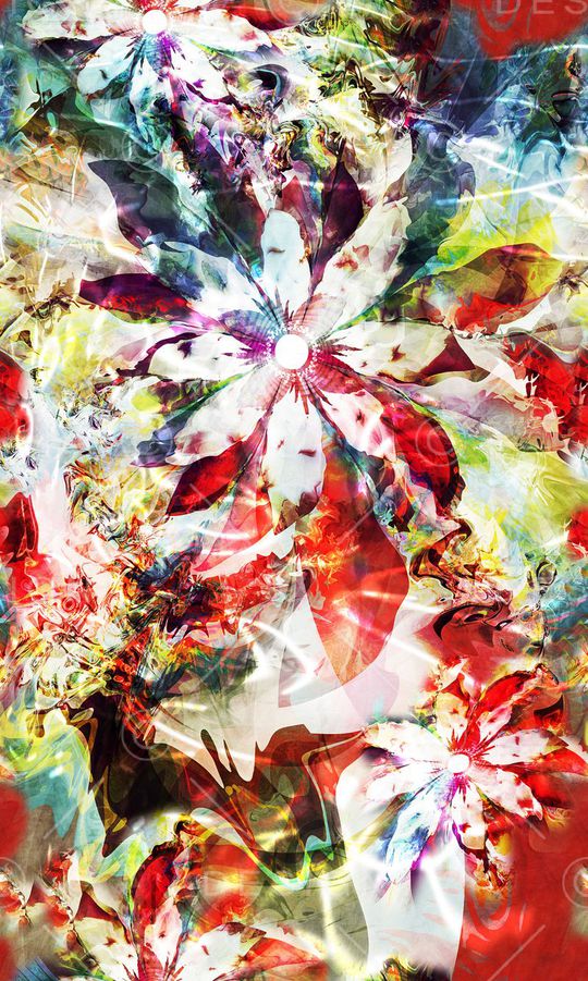 抽象印花华亿平台图片