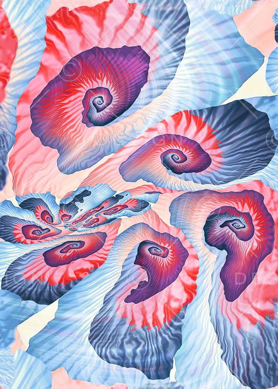 抽象印花华亿平台图片