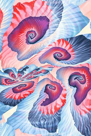 抽象印花华亿平台图片