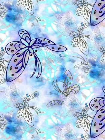 动物纹印花华亿平台图片