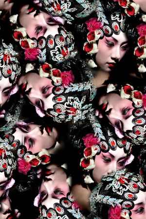 人物印花华亿平台图片