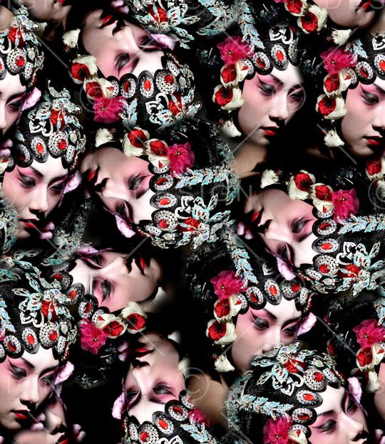 人物印花华亿平台图片