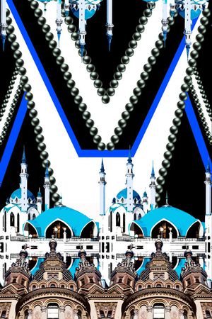 抽象印花华亿平台图片