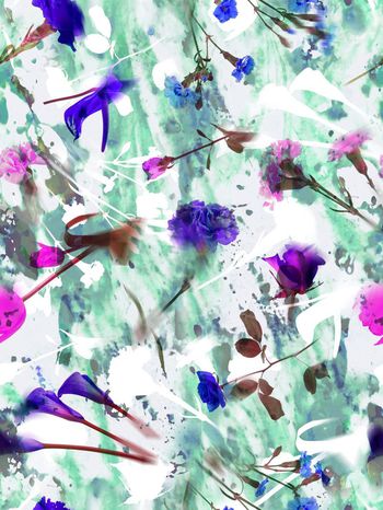 283386-水彩花卉花朵组合