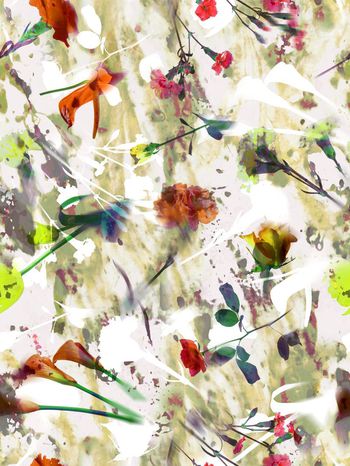 283388-水彩花卉花朵组合