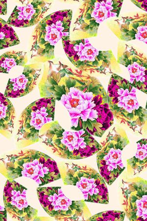 中国风印花华亿平台图片