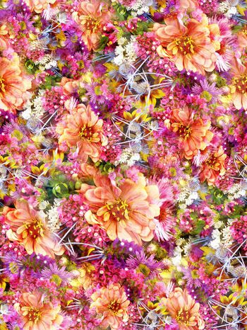 小碎花印花华亿平台图片