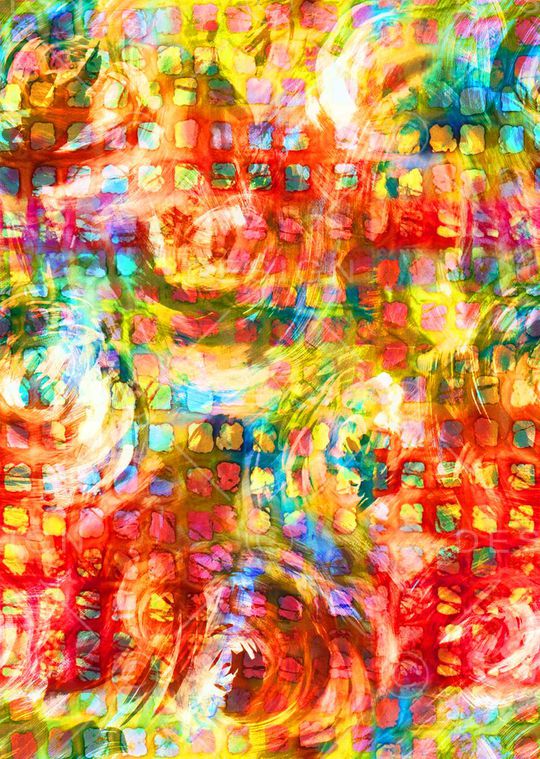 花卉组合印花华亿平台图片