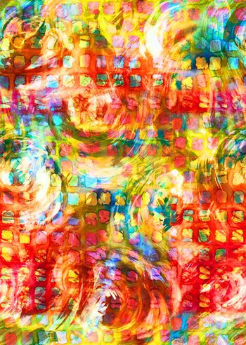 花卉组合印花华亿平台图片