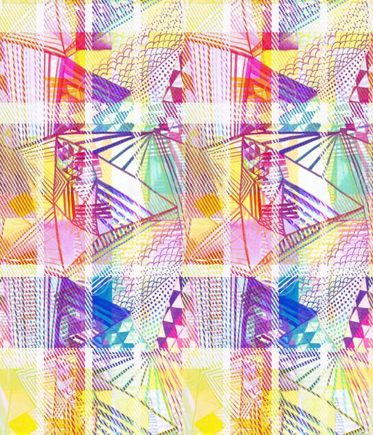 花卉组合印花华亿平台图片