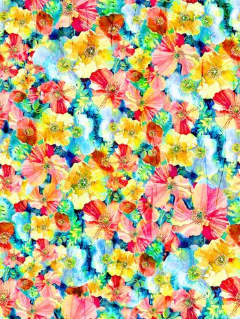 小碎花印花华亿平台图片