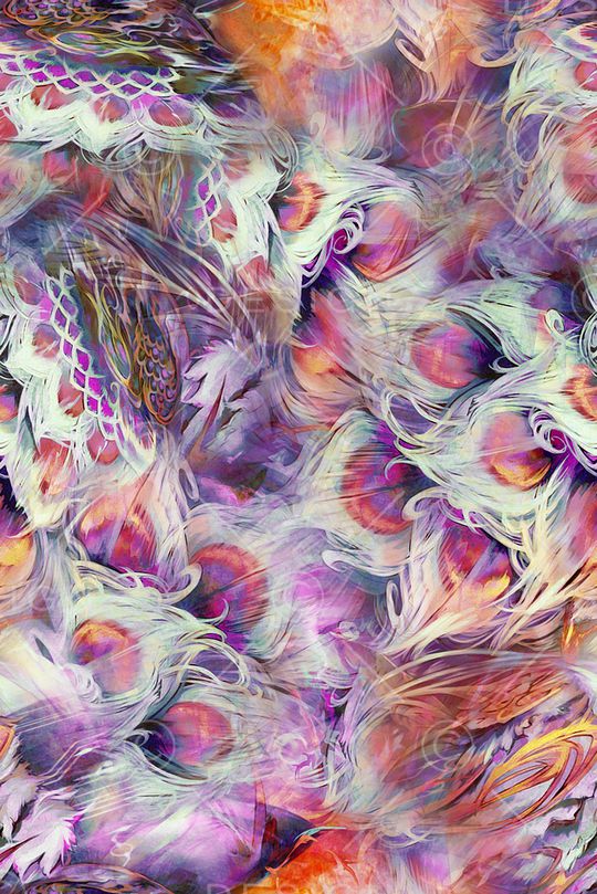 抽象印花华亿平台图片