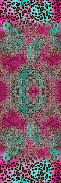 豹纹印花华亿平台图片