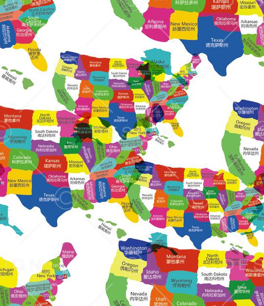 几何印花华亿平台图片