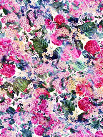 284093-多彩花卉花朵组合