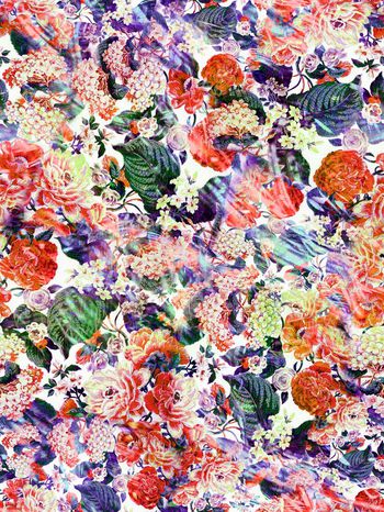 284094-多彩花卉花朵组合