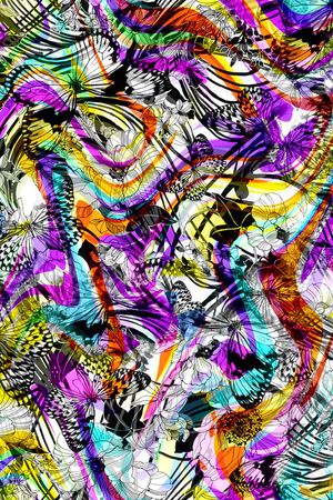 手绘印花华亿平台图片