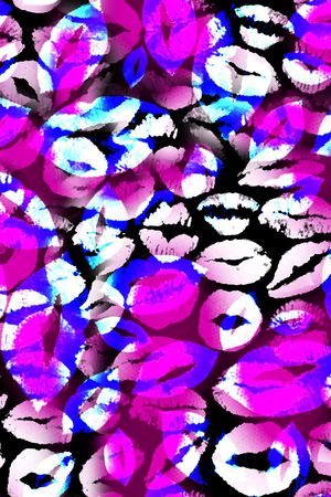 抽象印花华亿平台图片