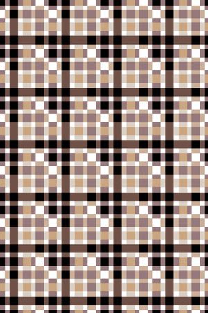 传统★几何格纹印花华亿平台图片