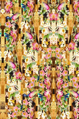 抽象印花华亿平台图片