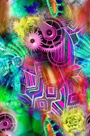 齿轮印花华亿平台图片