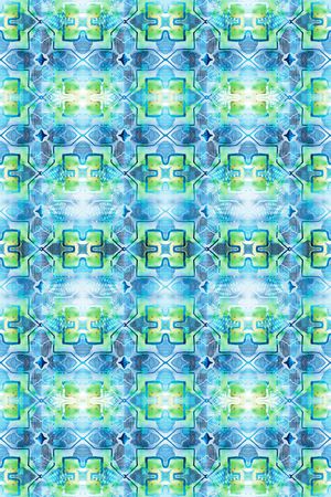 几何菱格印花华亿平台图片