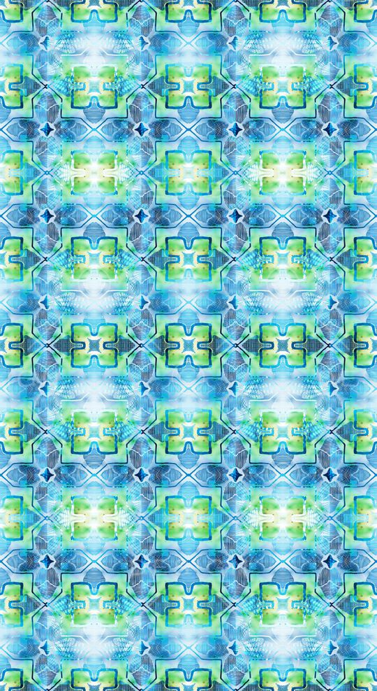 几何菱格印花华亿平台图片