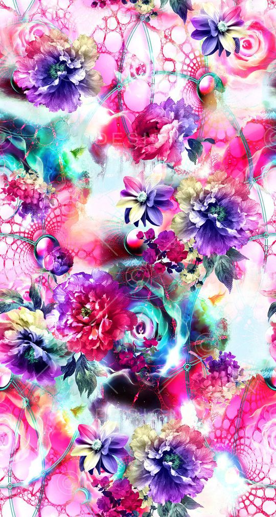 手绘水彩印花华亿平台图片