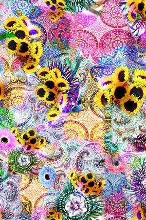 佩斯利涡旋纹印花华亿平台图片