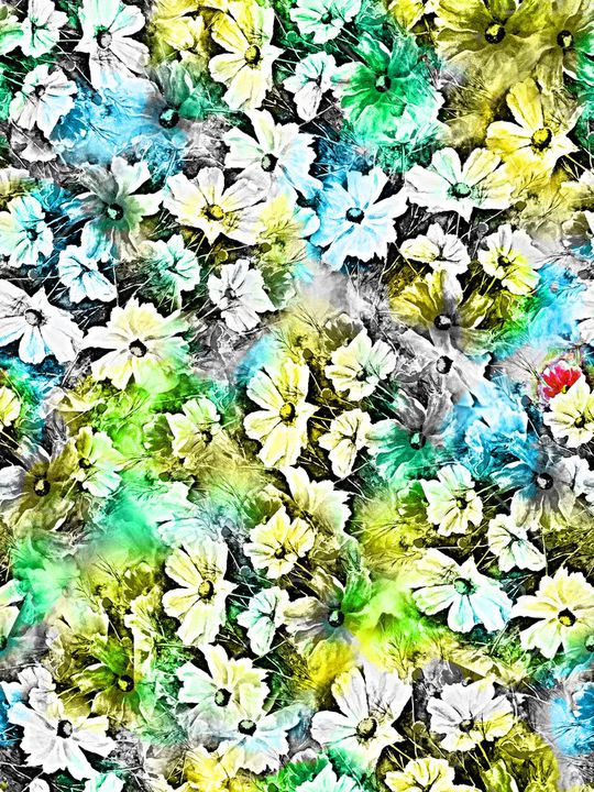 手绘素描印花华亿平台图片