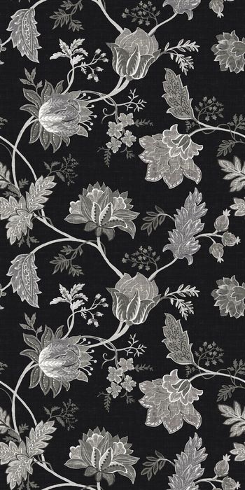 手绘描花印花华亿平台图片