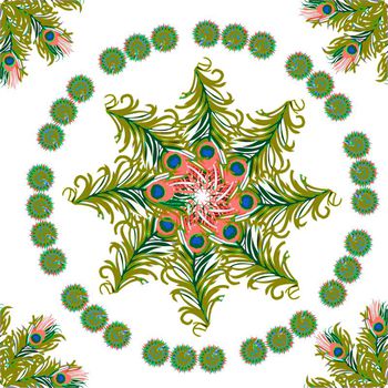 284731-孔雀羽毛炫纹