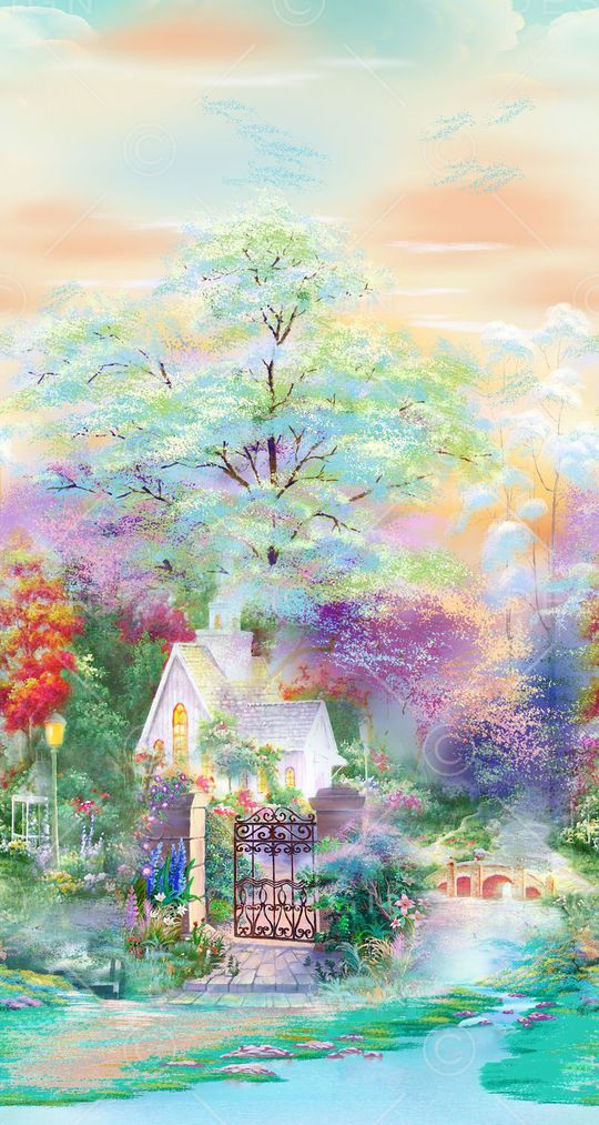 手绘水彩印花华亿平台图片