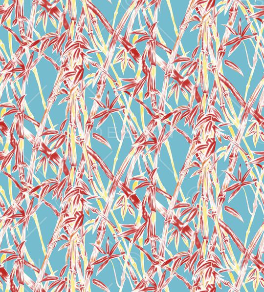 手绘水彩印花华亿平台图片