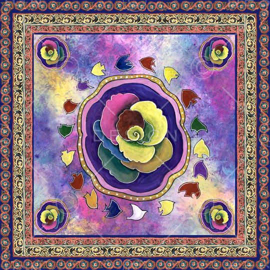 欧式宫廷风印花华亿平台图片