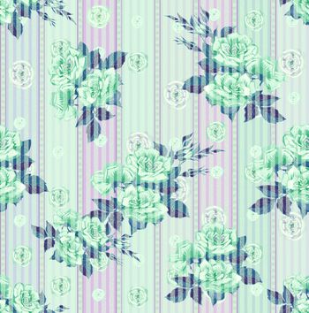 285011-碎粒条纹花卉