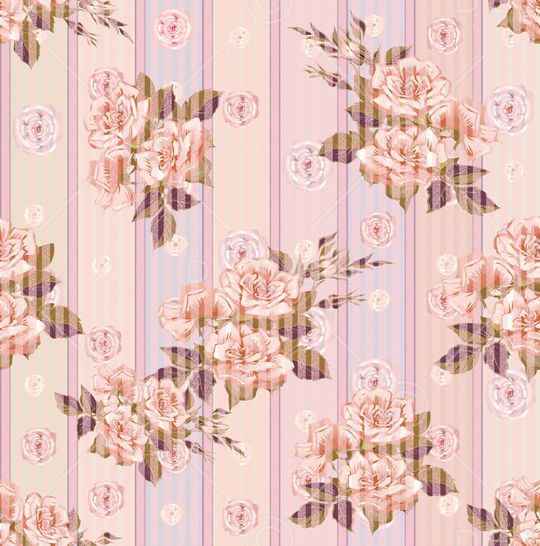 碎花印花华亿平台图片