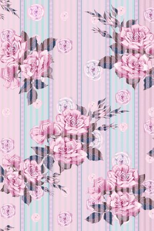 碎花印花华亿平台图片