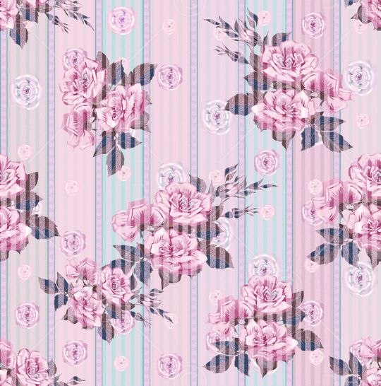 碎花印花华亿平台图片