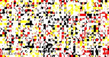 285025-拼贴几何图案