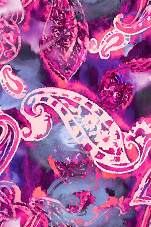 佩斯利涡旋纹印花华亿平台图片