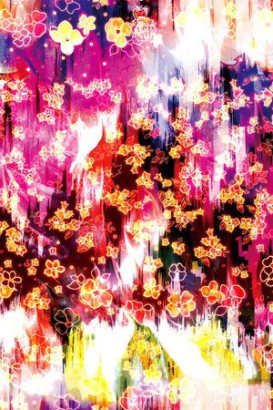 抽象印花华亿平台图片