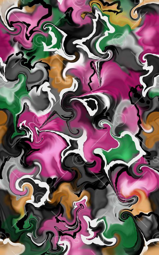 抽象印花华亿平台图片