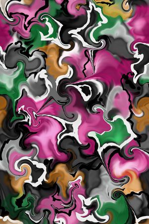 抽象印花华亿平台图片