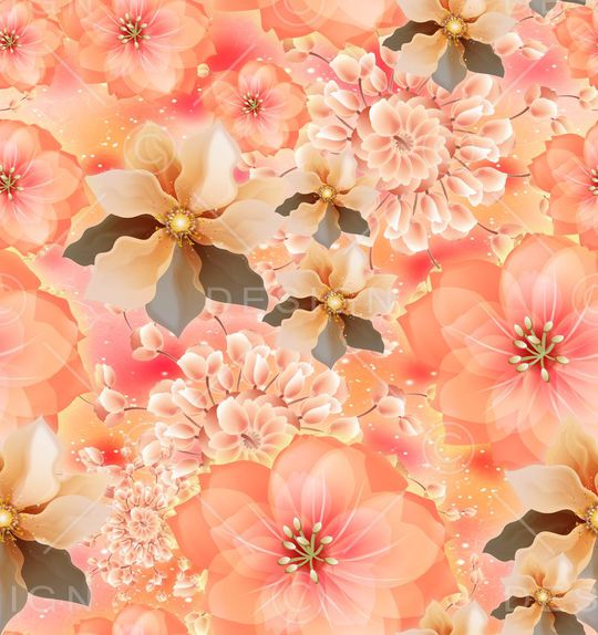 手绘水彩印花华亿平台图片