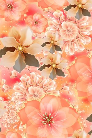 手绘水彩印花华亿平台图片