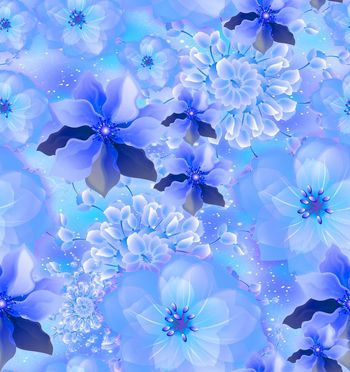 285508-数码 印花 国外 花布 四方连续 