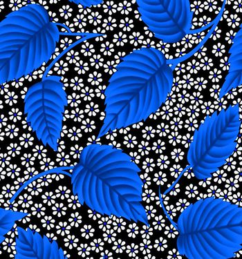 285519-数码 印花 国外 花布 四方连续 